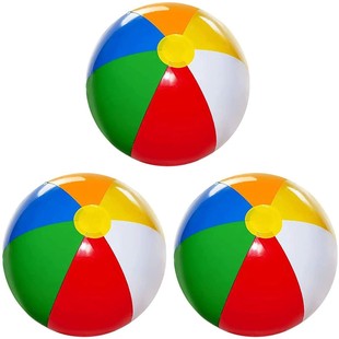 30cm Inflatable Beach Ball Colorful Balloons Swimming Pool P