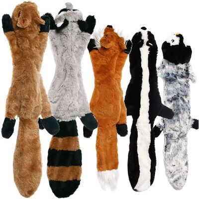 Funny Simulated Animal No Stuffing Dog Toy with Squeakers Du