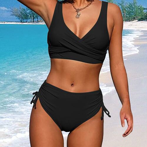 Ladies Casual Swimsuits 2024 Hot Selling New Split Wrap Lace