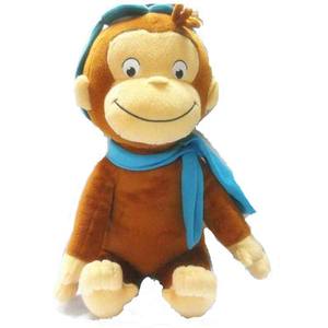 curious monkey George monkey cute plush toy doll