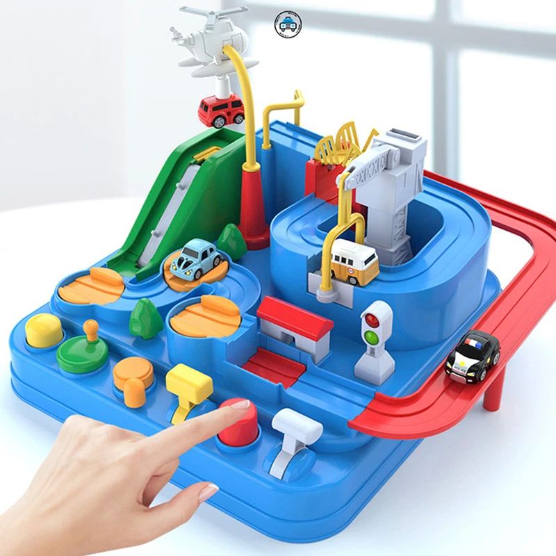 Racing Rail Car Model Educational Toys Children Track Advent-封面