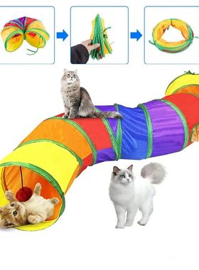 Collapsible Cat Playing Tunnel Pets Toys Connectable Cat Tun