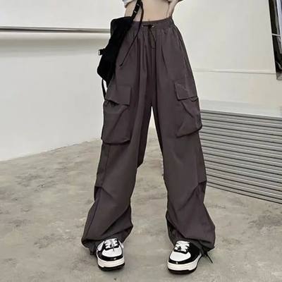 Women Streetwear Techwear Cargo Korean Harajuku Parachute Tr