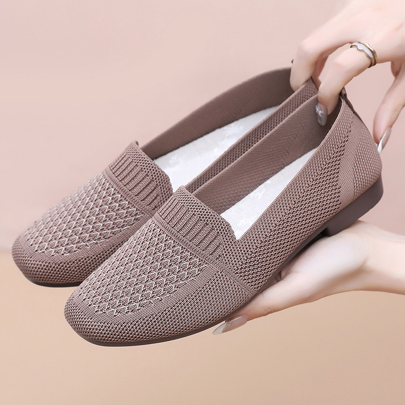 春夏新款老北京布鞋女妈妈鞋舒适平底单鞋一脚蹬浅口女鞋轻便透气,女鞋,浅口单鞋,淘宝优惠券,粉丝福利购,淘宝优惠卷