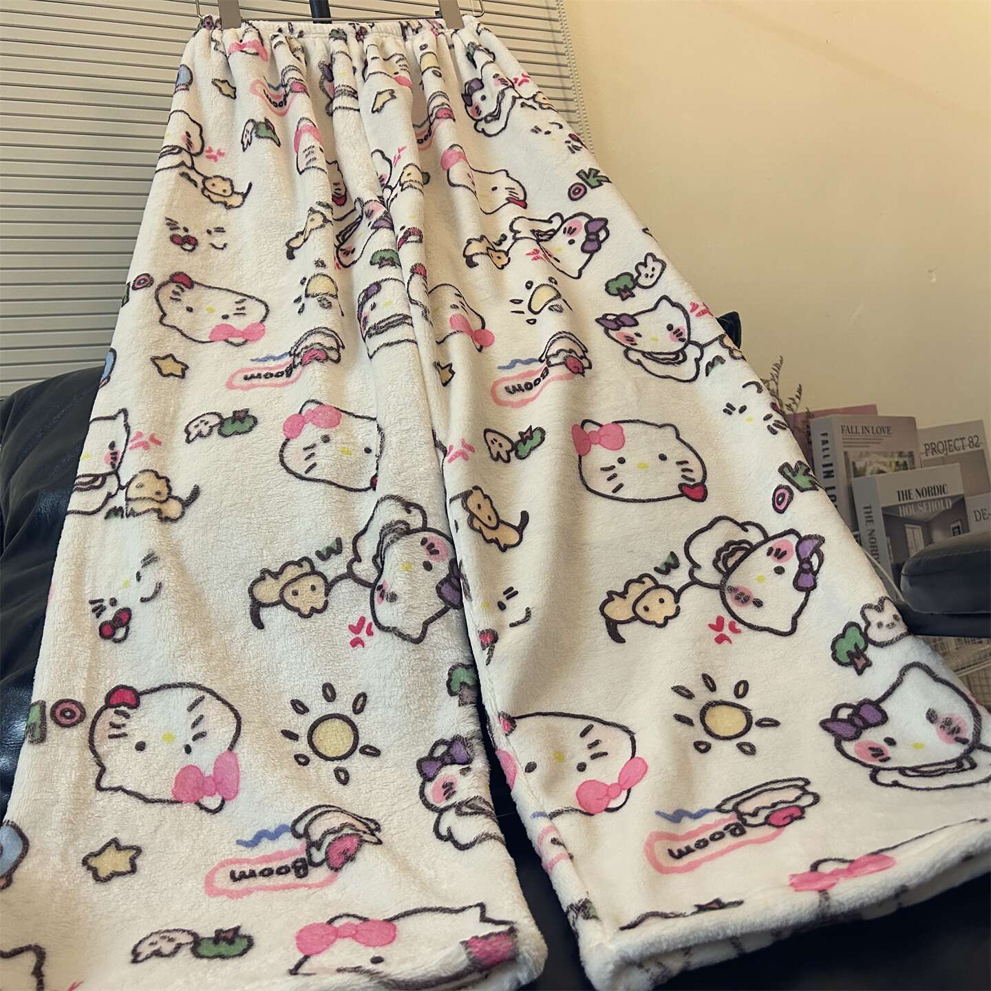 高个子hellokitty睡裤女秋冬季