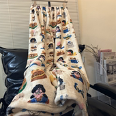 睡裤 女秋冬季 珊瑚绒宽松阔腿裤 高个子加长版 直筒保暖可爱遛弯神裤