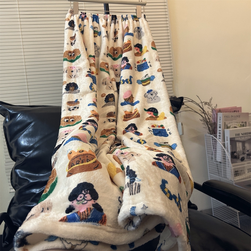 高个子加长版珊瑚绒宽松睡裤