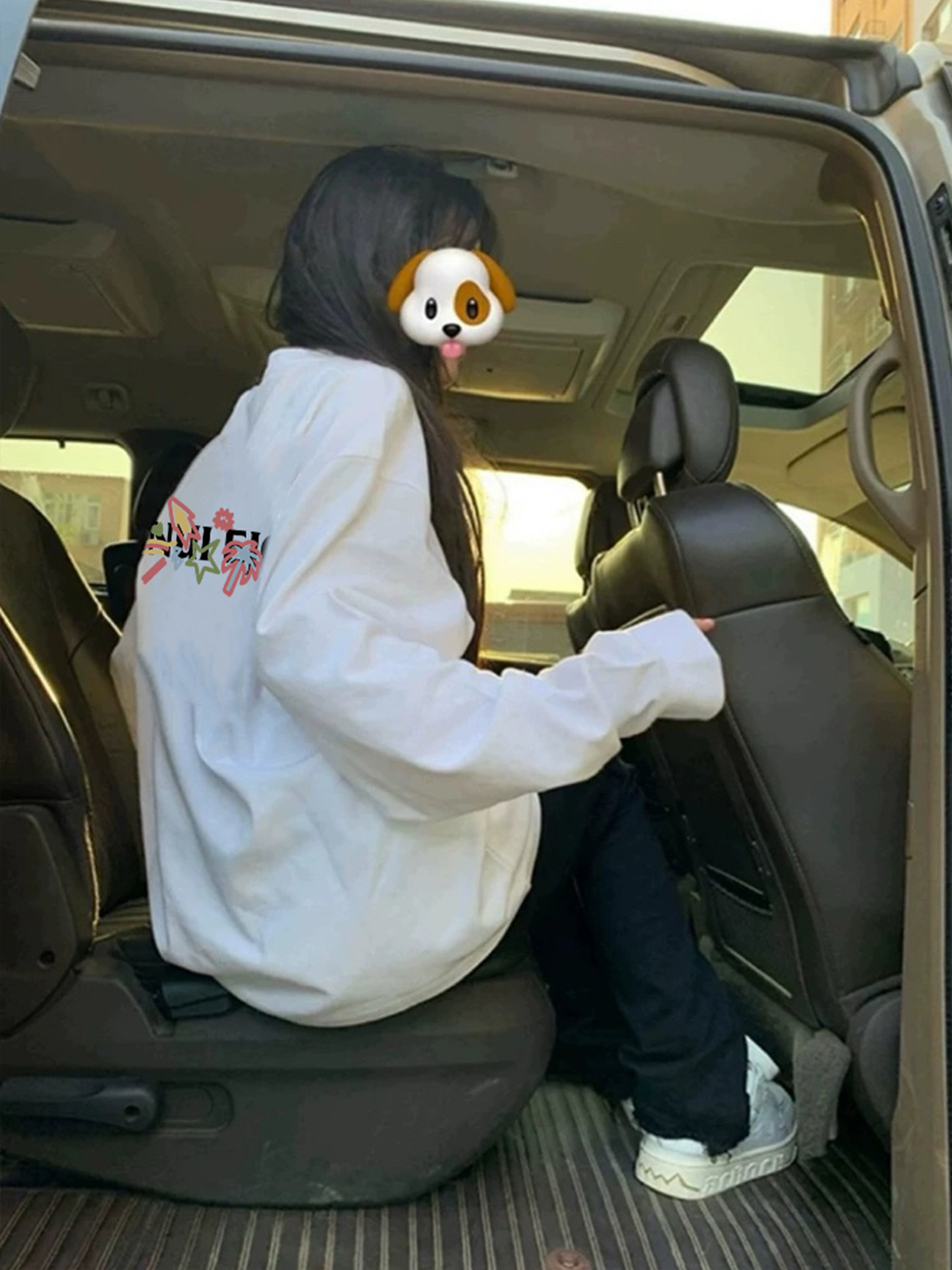 Pure Cotton White Long-Sleeved T-Shirt for Women, Unique Design, Niche Style, 2025 New Loose and Lazy Style Autumn Top, Couple Wear