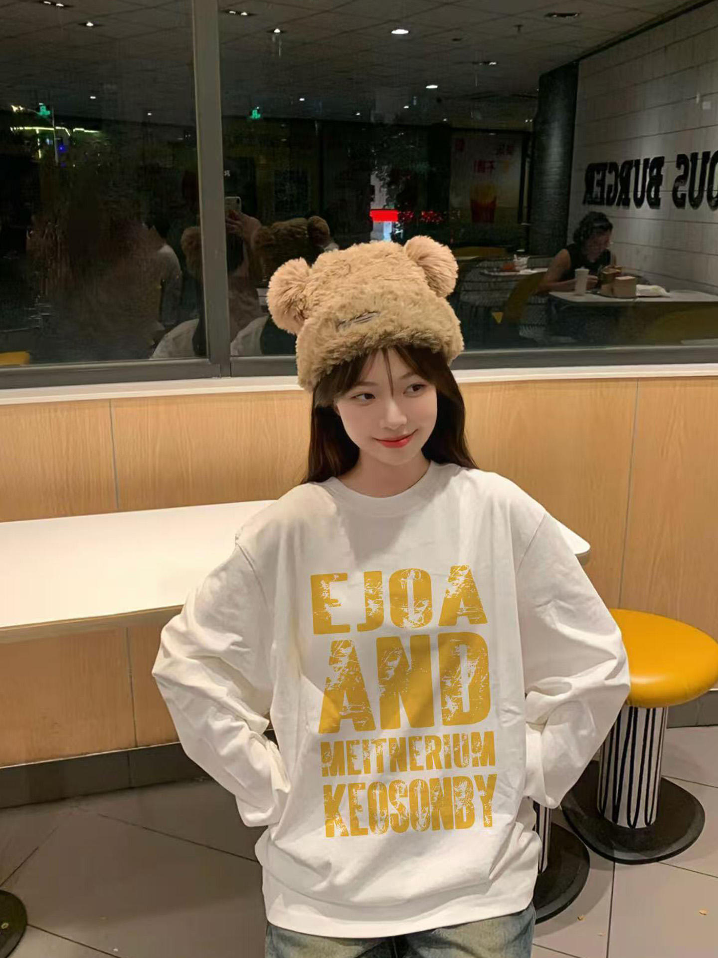 American Long sleeves inner T-Shirt women's early autumn 2025 New arrival Loose Stylish Niche style autumn women's clothing Tops pure cotton