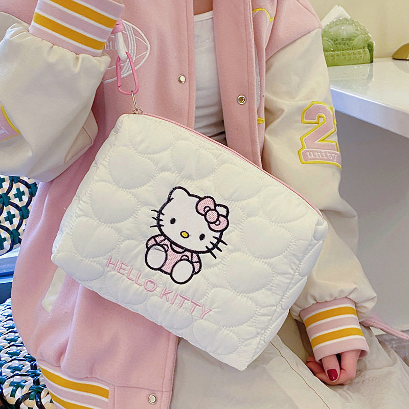 化妆包hellokitty卡通手提包女