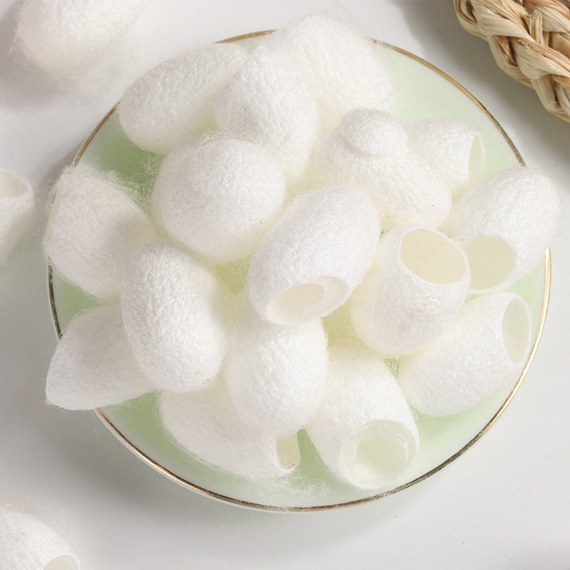 蚕茧中药材蚕蛹壳蚕衣蚕茧壳不带蚕蛹 桑蚕丝清洁洗脸部手指套