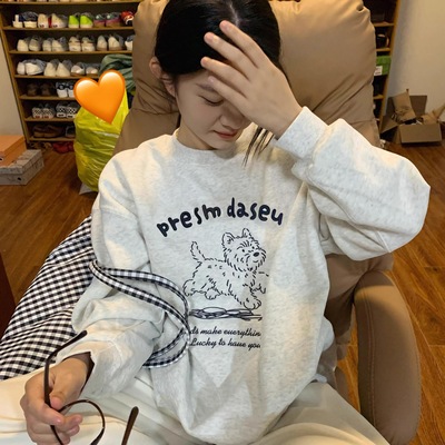 美式高街重磅加绒加厚连帽卫衣