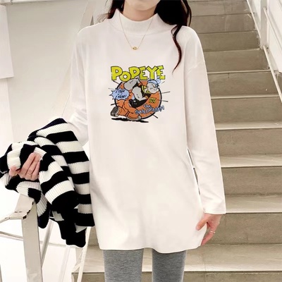 德绒半高领打底衫女内搭秋冬洋气