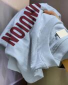 t恤打底衫 多巴胺亮色穿搭 港味复古chic上衣女宽松字母印花短袖