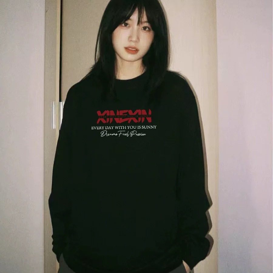 纯棉长袖t恤女秋冬大码打底衫