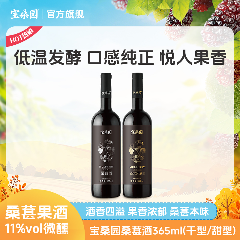 宝桑园广东广州桑葚酒瓶装