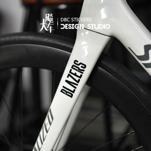 公路车自行车防水反光贴花 骑行车贴 Blazers MIAMI创意贴纸