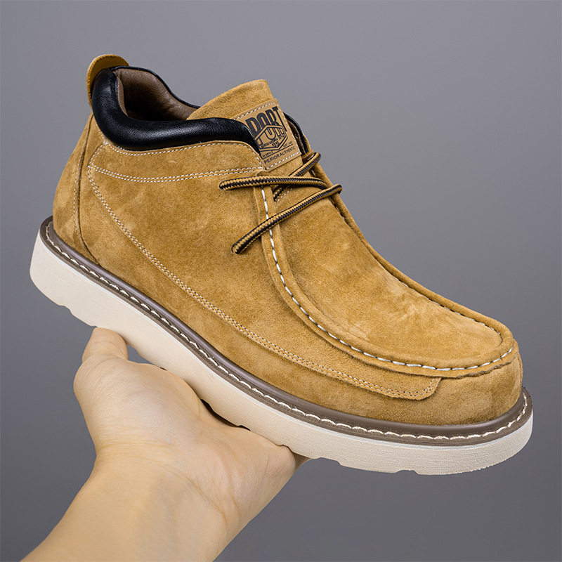 冬季磨砂皮短靴45复古马丁靴男46真皮大码男鞋47户外登山工装靴男,流行男鞋,马丁靴,淘宝优惠券,粉丝福利购,淘宝优惠卷