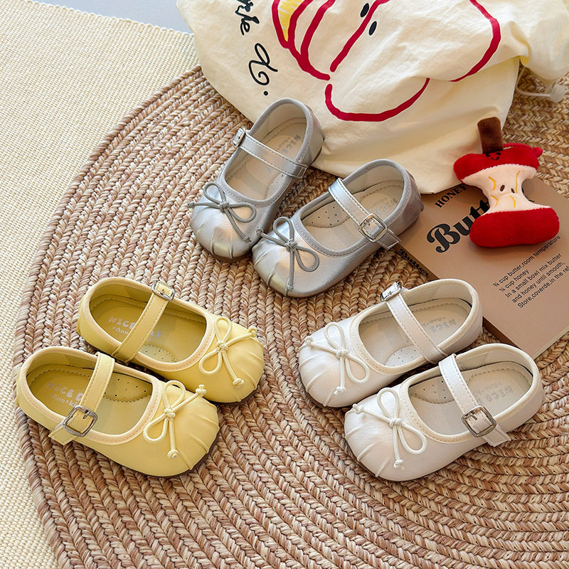 儿童英伦小皮鞋2026春秋季新款韩版女童蝴蝶结公主鞋浅口软底单鞋,童鞋/婴儿鞋/亲子鞋,皮鞋,淘宝优惠券,粉丝福利购,淘宝优惠卷