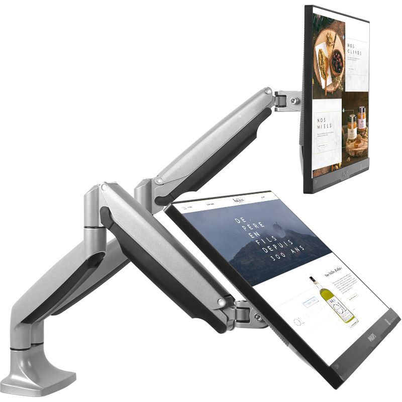 二屏双屏显示器支架旋转液压显示器桌面挂架LDT10-C024|msdalam kategori Aksesori Digital 3C, Aksesori telefon bimbit, Kes telefon bimbit/Shell - dari Buy2taobao.com untuk memberikan perkhidmatan ejen Taobao profesional membeli