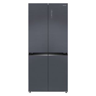 458WP9B十字门59.9cm超薄风冷无霜冰箱玻璃面板 BCD MeiLing 美菱