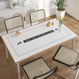 环保加厚防水防油防烫免洗餐桌垫轻奢高级感皮革茶几台桌布桌面垫