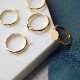 保色电金纯铜戒指粘贴台吊孔多款 DSz 可选diy手工饰品戒指配
