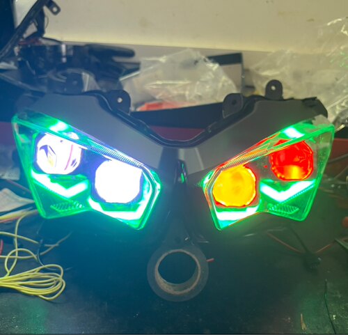 川崎改装配件改装大灯总成