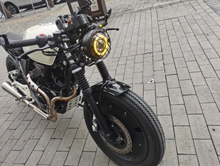 龙嘉v咖250 v途 v霸 大灯改装汽车级LED双光透镜大灯升级龙嘉配件