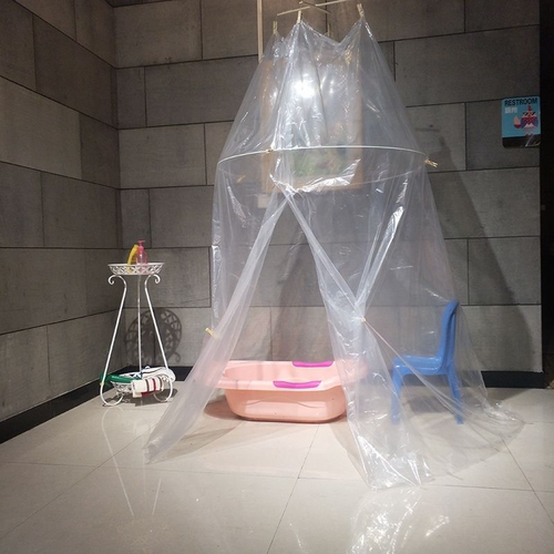 圆形浴罩加大加厚宝宝成人浴室洗澡浴帐冬天家用帐篷保暖洗浴罩