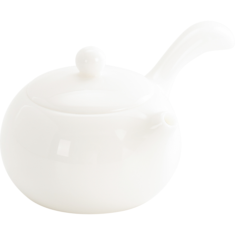 瓷中三昧日式侧把小号茶壶