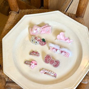 宠物狗狗发夹碎发bb夹头饰约克夏马尔济斯泰迪比熊发卡