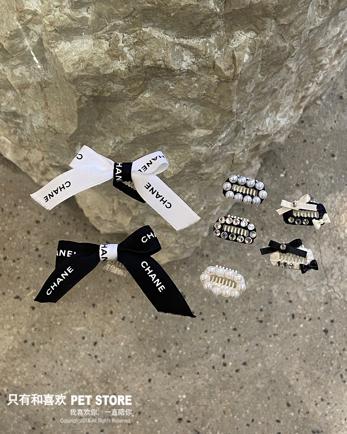 只有和喜欢宠物发夹夹碎发