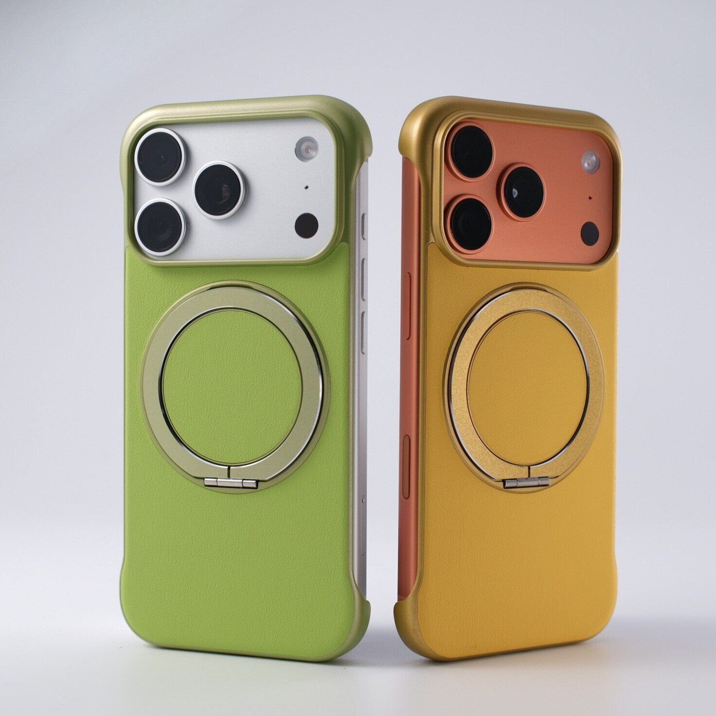 薄皮质纹磁吸充电适用苹果iPhone17Pro手机壳新款苹果16promax磁吸支架磨砂荔枝纹15夏日无边框散热简约13