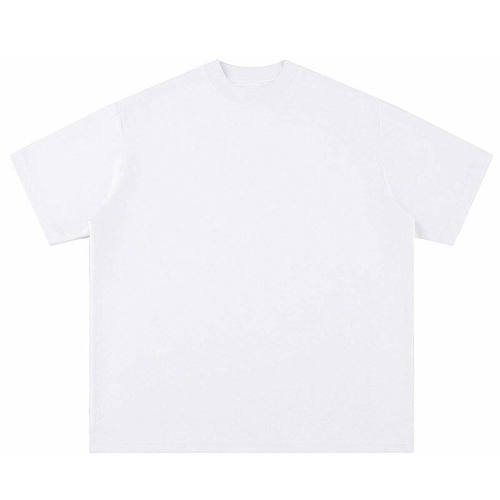 GTLA线上商店GATL韩版小鼠与猫穿搭纯色打底衫小领口圆领短袖T恤