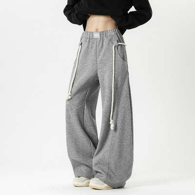 4Tra余庆伟的黑店油腻客GTLA韩版时尚博主穿搭休闲裤