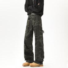 GTLA线上店铺叁佰TTBRO新品田尼克工作室潮流美式伐木迷彩工装裤