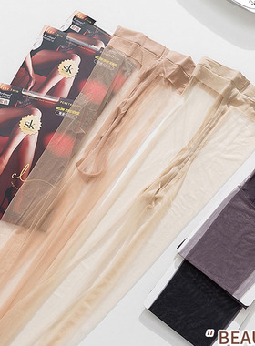 3条sk8918丝袜0D超薄款隐形全透明夏季女黑丝T裆超透空气袜连裤袜