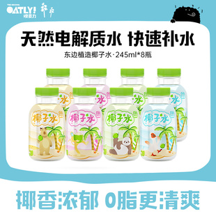 东边植造 8瓶 100%纯椰子水天然电解质水椰汁饮料245ml