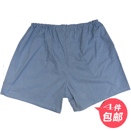 中老年宽松高腰大码纯棉居家短裤平角裤内裤老人裤头夏季