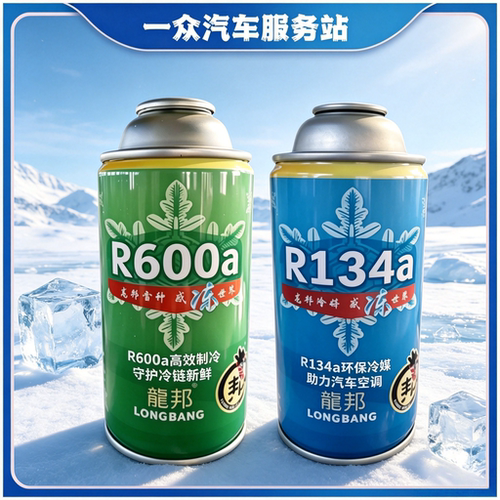 金莱尔R600a冰箱冰柜制冷剂加氟工具原装高纯汽车空调R134a冷媒
