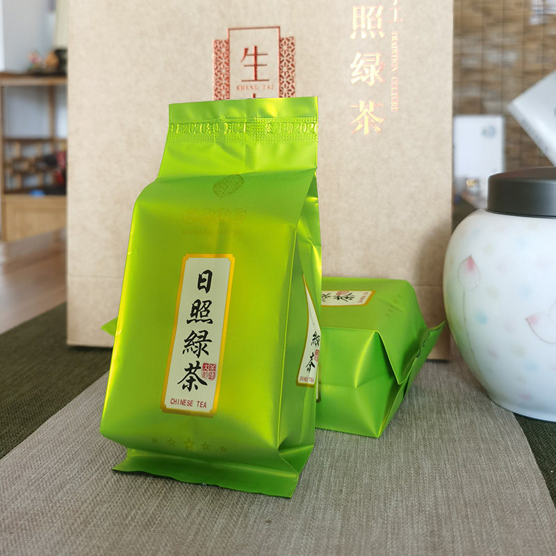 日照绿茶新茶炒青绿茶浓香型茶叶礼盒装高山云雾山东绿茶袋装