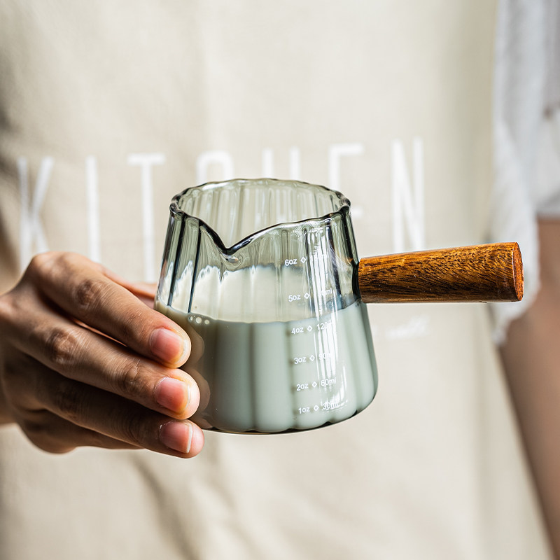 巢牧浓缩咖啡杯双刻度浓缩量杯