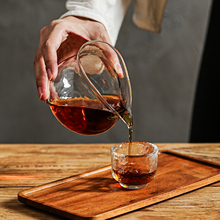 咖啡分享手冲壶套装日式锤纹耐高温加厚透明高硼硅玻璃公道杯分茶