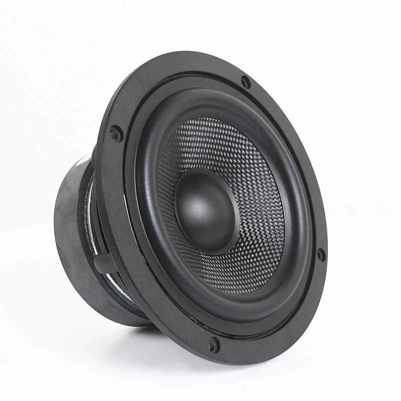 音箱5寸中低音喇叭 铸铝盆架发烧HIFI扬声器 DIY改装5.25寸玻纤盆