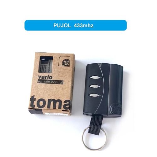 PUJOL 车库遥控器433,92mhz滚动码仅与PUJOL VALIO黑色遥控兼容
