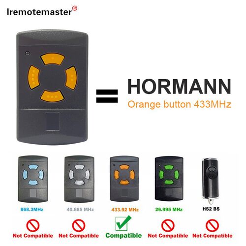 兼容Hormann HSM2 868 HSM4 868.35MHz 车库门遥控器