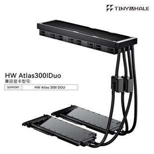 TINY WHALE泰尼威尔HW Atlas300IDuo显卡散热器双槽