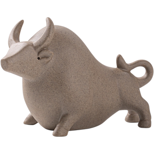 牛摆件创意微景观装饰品盆景假山摆饰鱼缸造景桌面生肖小动物茶宠