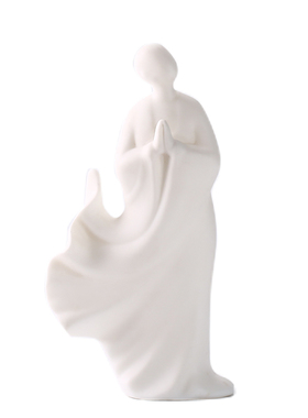 创意新中式禅意陶瓷人物书房玄关柜桌面简约摆设装饰品工艺品摆件